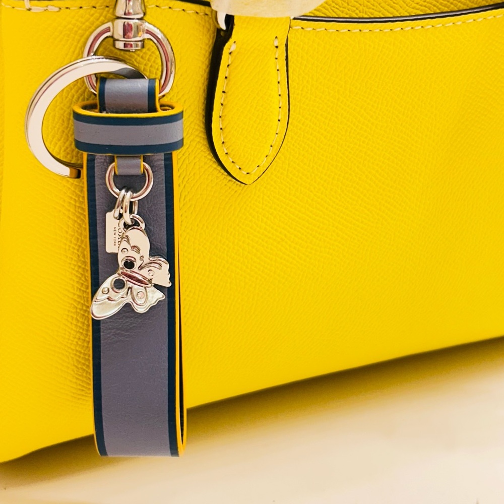 NWOT Coach Butterfly Loop Keychain/ Bag Charm